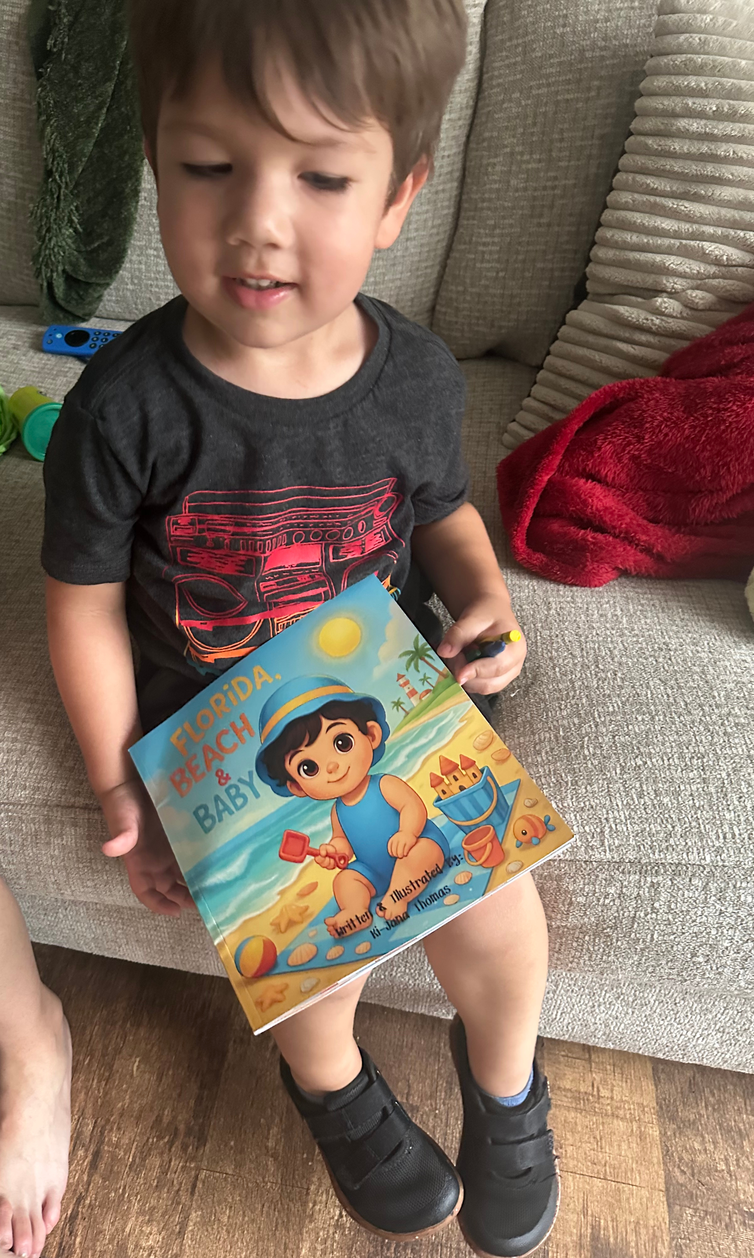 Customer with book